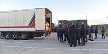 Помощь беженцам: на белорусско-польскую границу доставили гуманитарный груз