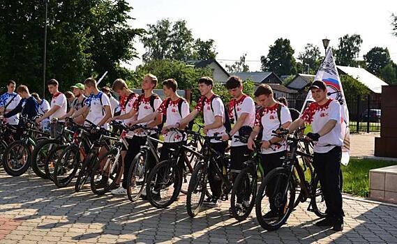 В Курске прошёл патриотический велопробег