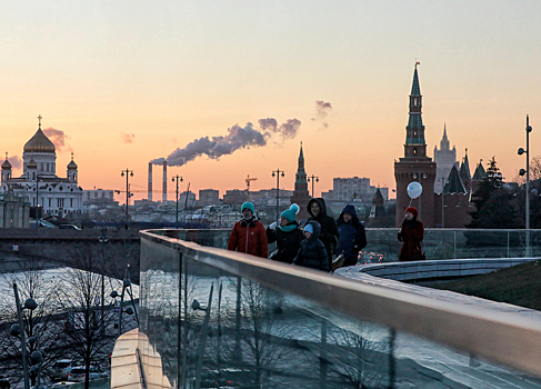 Москва-река начала замерзать