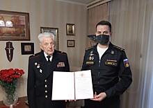Главком ВМФ России поздравил с 95-летием известного флотского медика генерал-майора медслужбы Бориса Макаренко