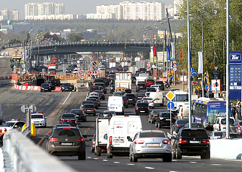 Можайское шоссе в Москве перекрыли ради неизвестного кортежа