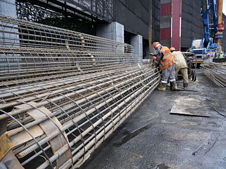 Возведение фундамента навеса в «Терминале Астафьева» идет строго по графику