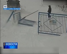 В уфимской Федоровке злоумышленники вырвали ворота