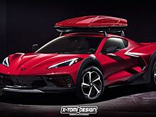 Опубликованы изображения внедорожной версии среднемоторного Corvette C8