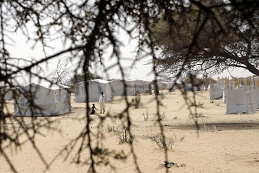 Лагерь беженцев в районе озера Чад