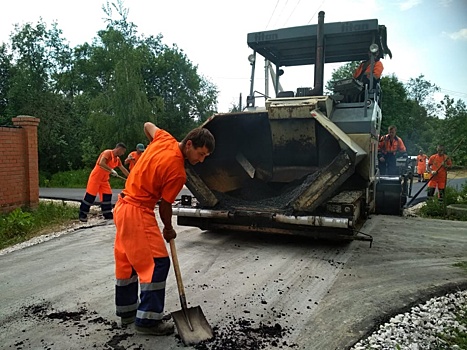 Ремонт асфальтобетонного покрытия дорог завершат в селе Былово