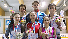 В Саранске определились первые чемпионы Спартакиады учащихся по фигурному катанию