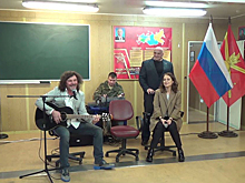 На российской военной базе в Абхазии прошла встреча военнослужащих с артистами эстрады, театра и кино