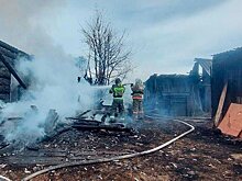 Площадь пожара в Красноярске выросла до тысячи кв метров