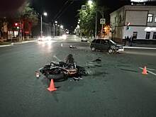 В Оренбурге на Рыбаковской сбили мотоциклиста на «Сузуки»