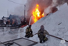 Повторное возгорание произошло на складе в Ульяновске