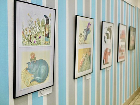 В библиотеке Барто экспонируется выставка  художника-иллюстратора детских книг
