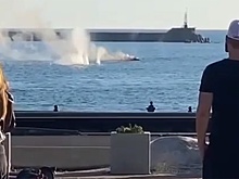 Появилось видео поражения с близкой дистанции украинского БЭК в Туапсе