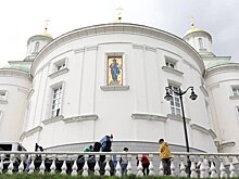 На Спасском соборе появилась новая мозаичная икона