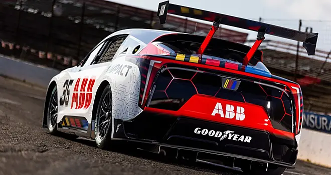 NASCAR показала прототип электрокара ABB