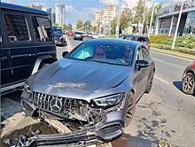 Два Mercedes столкнулись на ул. Ново-Садовой в Самаре