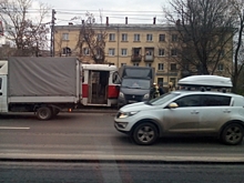 Трамвай и ГАЗель столкнулись в Нижнем Новгороде