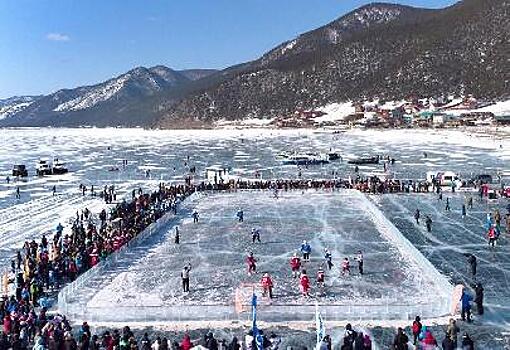 Звёзды хоккея проведут матч на льду Байкала в феврале 2024 года