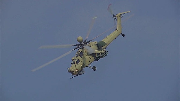 Десятки вертолетов нанесли удар по «противнику» под Астраханью в рамках учений «Кавказ-2020»