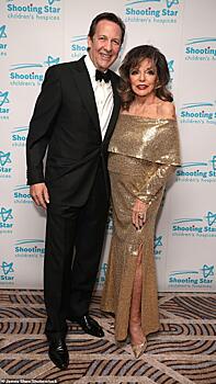 92-летняя Джоан Коллинз появилась на балу вместе с 60-летним возлюбленным: фото