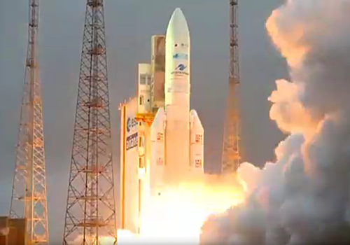 Ракета Ariane 5 успешно вывела на орбиту два спутника