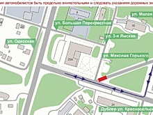 Улицу Горького частично перекроют в Нижнем Новгороде с 25 августа