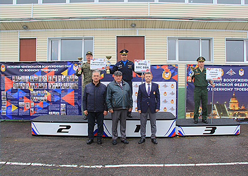 Команда ВУНЦ ВВС «ВВА» -  победитель чемпионата ВС РФ по военному троеборью