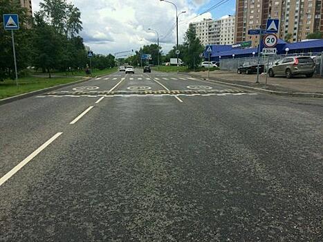 «Лежачий полицейский» на Римского-Корсакова восстановлен