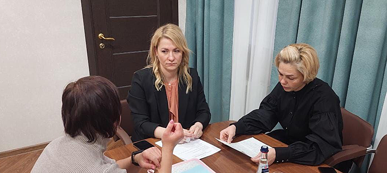 Председатель щелковского Совета депутатов Мария Тарасова провела личный прием граждан