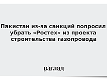 Пакистан из-за санкций попросил убрать «Ростех» из проекта строительства газопровода