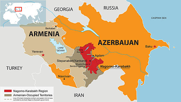 Азербайджан потребовал от Google Карт переименовать армянские города в Нагорном Карабахе