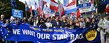В Лондоне противники Brexit проводят марш за возращение в ЕС