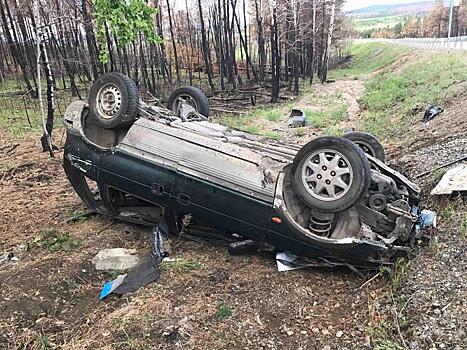 Пьяный водитель Suzuki SX4 опрокинулся в Черновском районе Читы