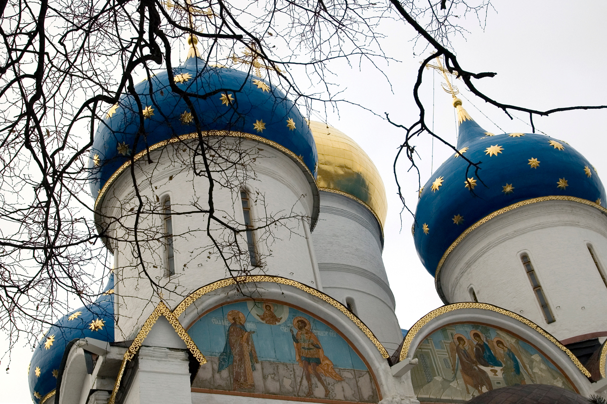 Успенский собор, Троице-Сергиева лавра, Сергиев Посад, Московская область, Россия, Европа