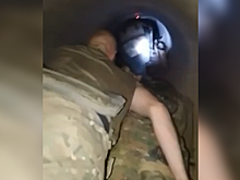 Появились кадры с бойцами РФ в газовой трубе, через которую они зашли в Купянск