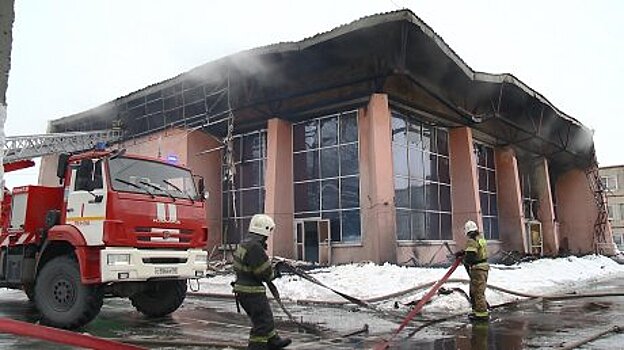 Огонь не тронул жилые помещения детского санатория «Нива»