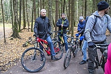 Новая велодорожка открылась в микрорайоне Новая Трехгорка Одинцова