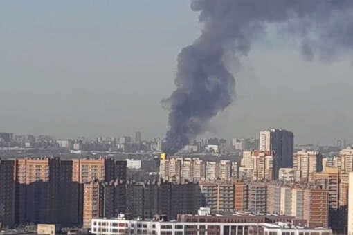 В Санкт-Петербурге произошел пожар на складе недалеко от ТЭЦ