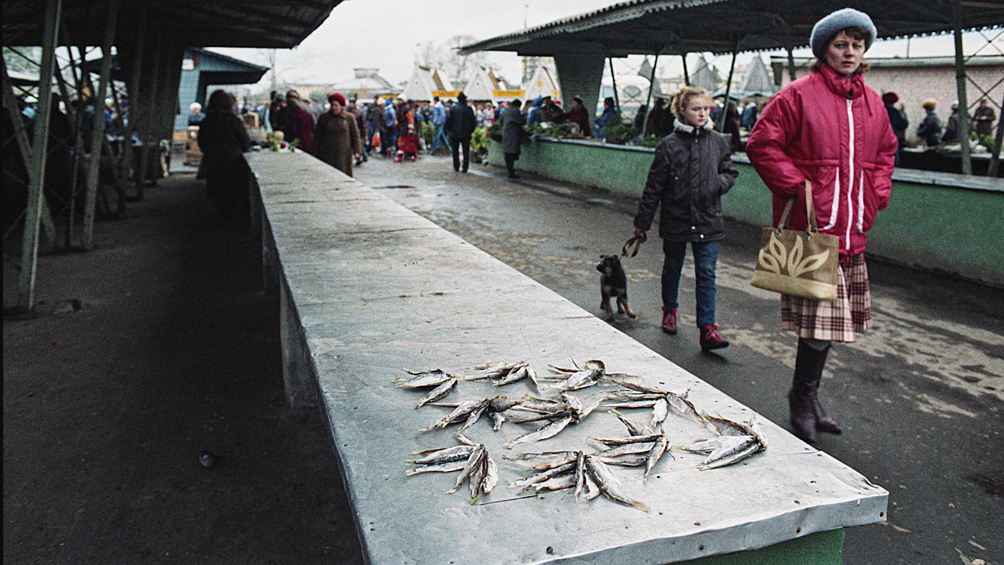 Торговые ряды Центрального рынка Твери, 1989 год