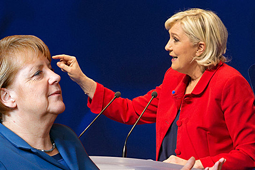Ле Пен: Францией буду управлять либо я, либо Меркель