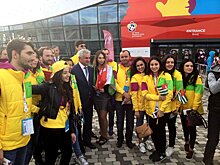 Рауль Хаджимба поддержал абхазскую молодежь на открытии ВФМС в Сочи