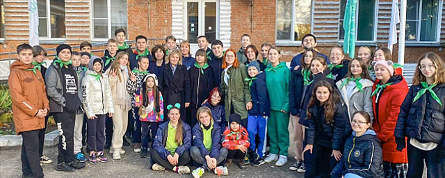 Глава г.о. Клин Алена Сокольская поучаствовала в закрытии первой осенней смены в «Горизонте»