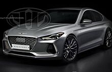 Опубликован рендер нового седана Genesis G70