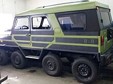 ЛуАЗ переделали в четырехосный вездеход высокой проходимости