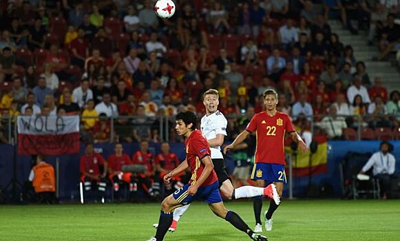 Сборная Германии обыграла Испанию в финале молодёжного чемпионата Европы