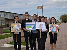 В Оренбургской области кадеты Октябрьской средней школы присоединились к Шестой Глобальной неделе безопасности дорожного движения