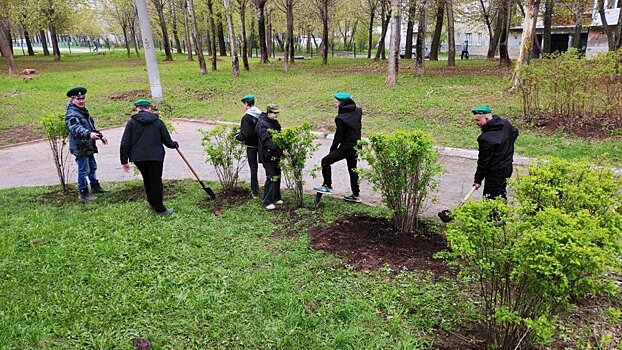 Ижевские кадеты высадили «Аллею СВОих»