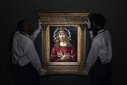 Картину Боттичелли с изображением Иисуса продали на аукционе за 7 минут