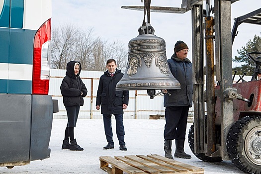 Воронежские мастера сделали колокол для монастыря в Херсонской области