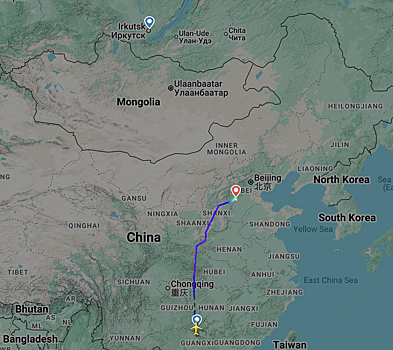 Летевший из Вьетнама в Россию самолет дважды садился в Китае